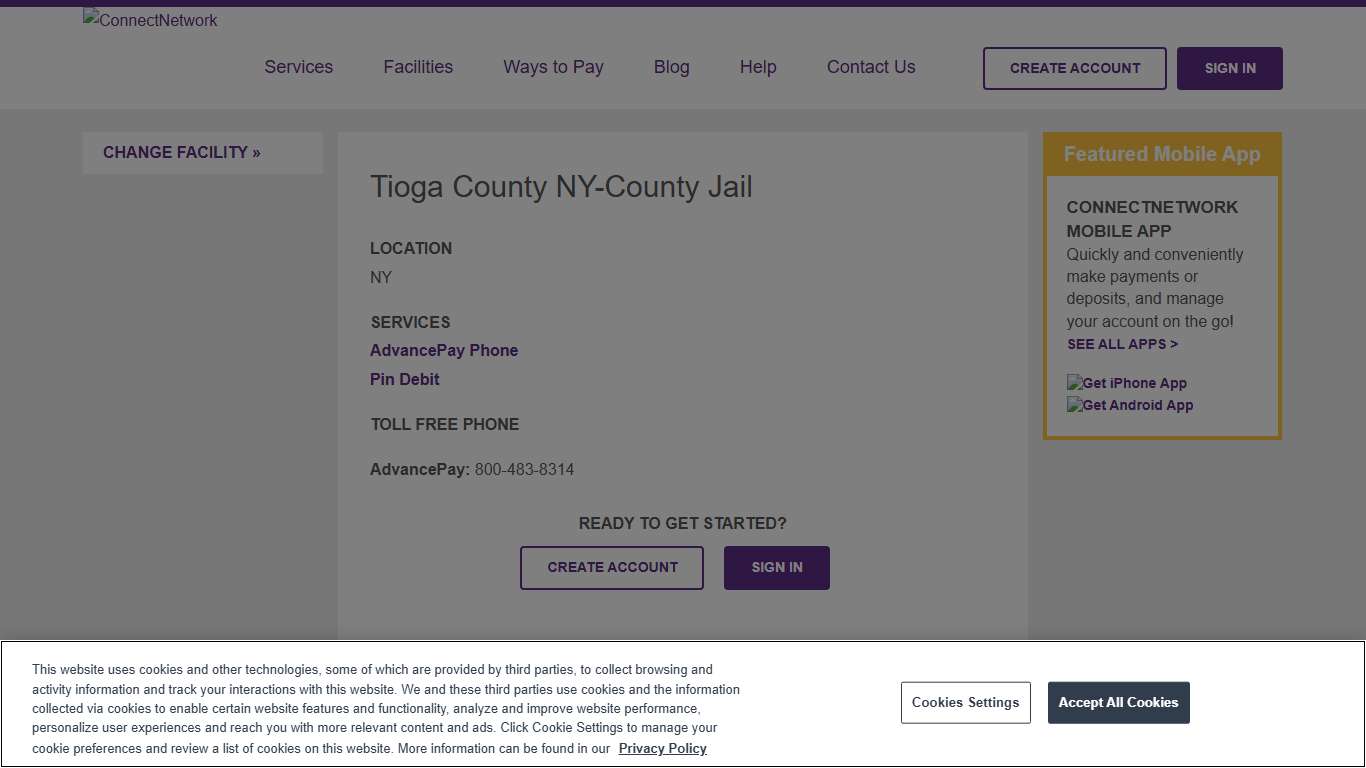 Tioga County NY-County Jail ConnectNetwork